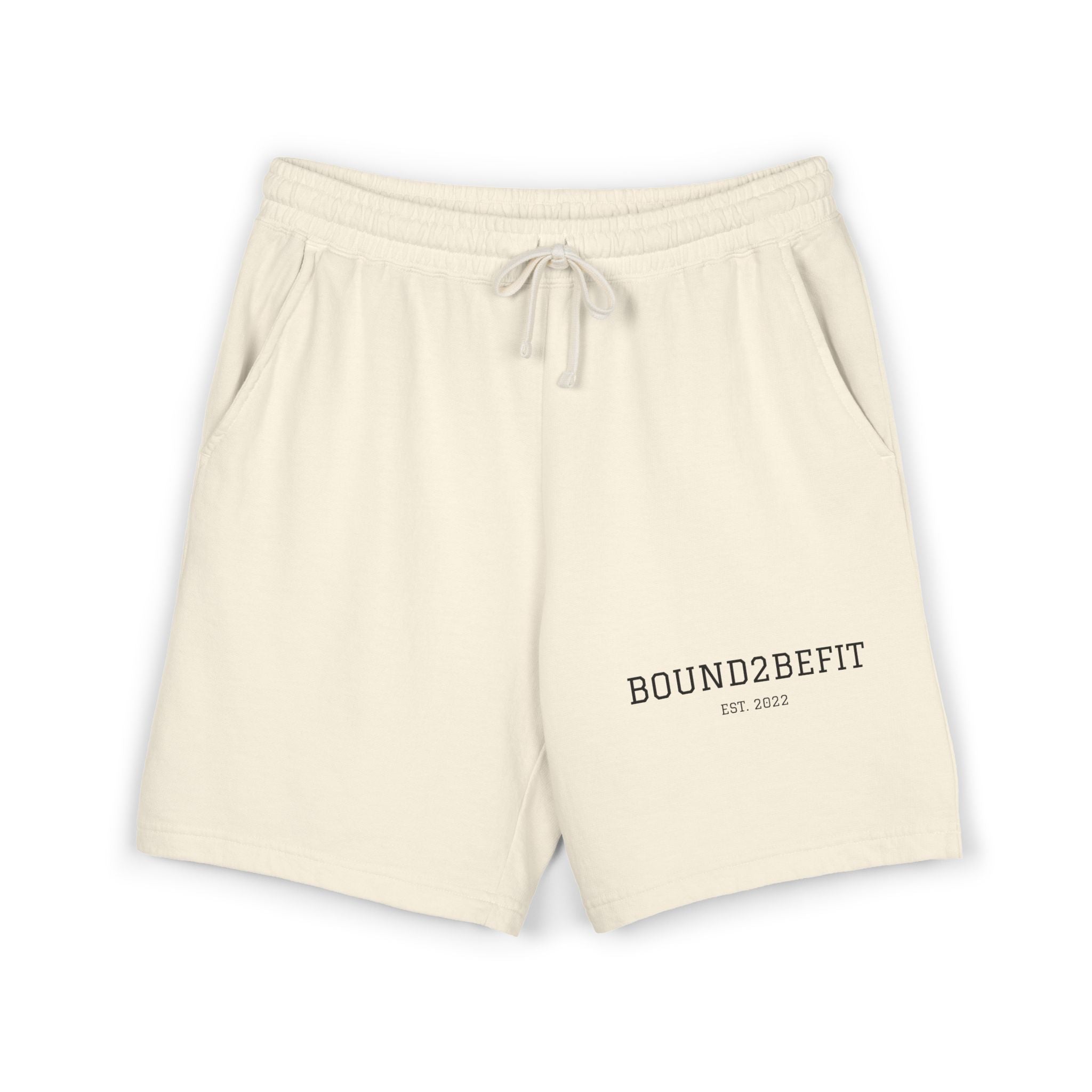 Lightweight Fleece Sweat Shorts — 'BOUND2BEFIT' Casual Lounge Shorts