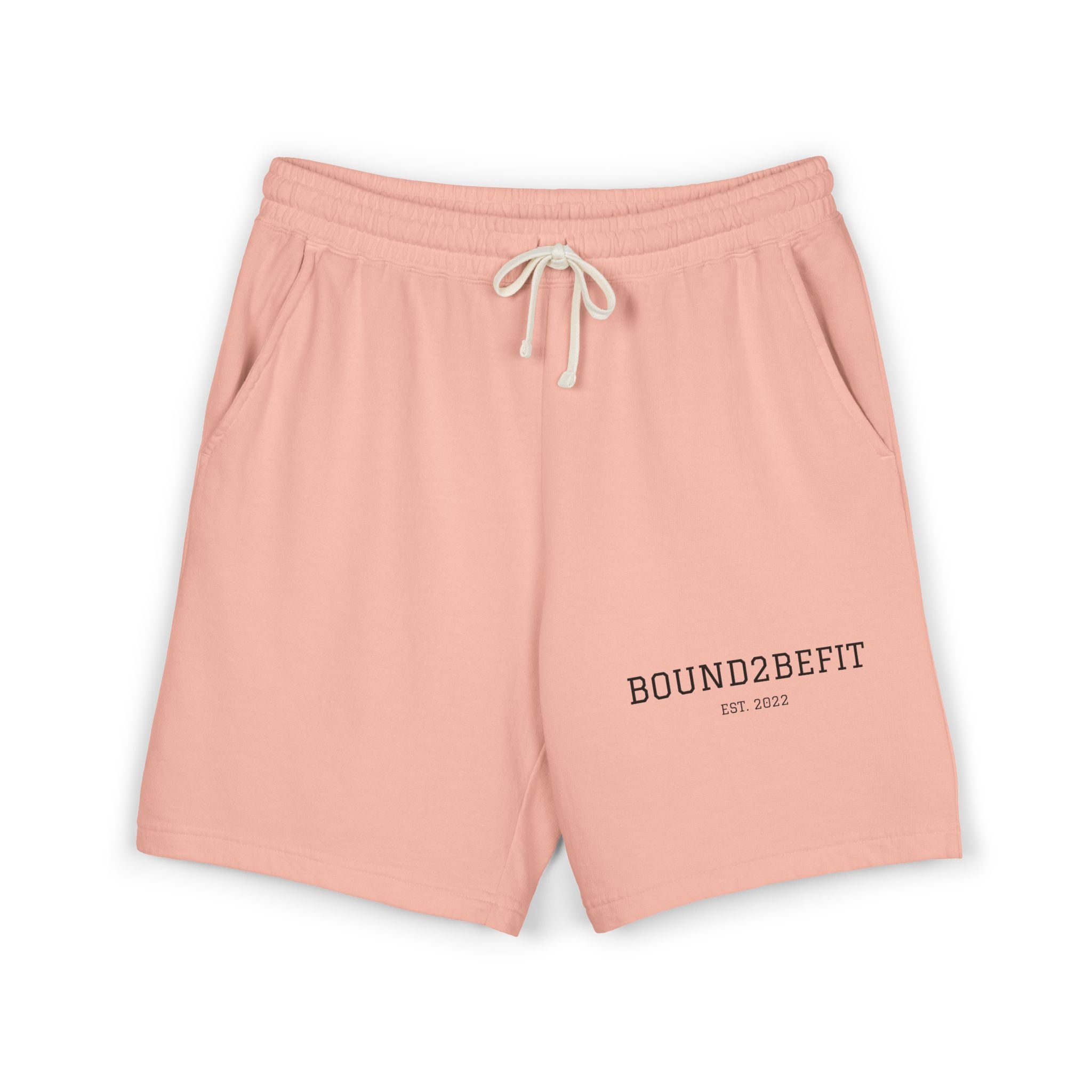 Lightweight Fleece Sweat Shorts — 'BOUND2BEFIT' Casual Lounge Shorts