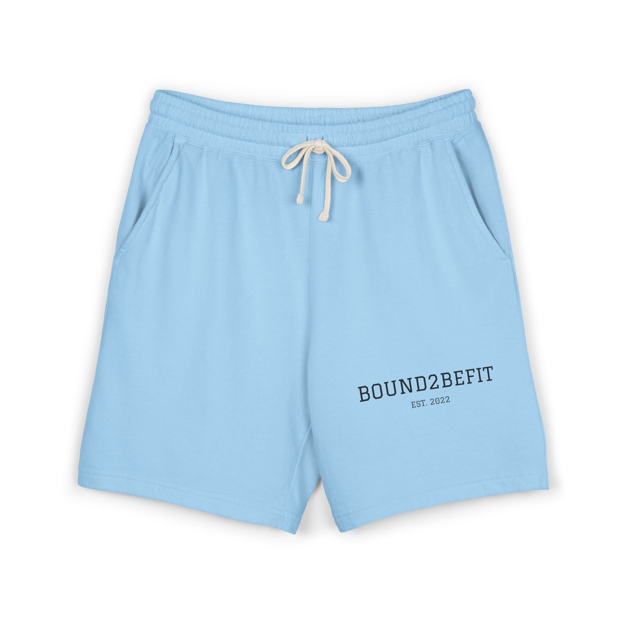 Lightweight Fleece Sweat Shorts — 'BOUND2BEFIT' Casual Lounge Shorts