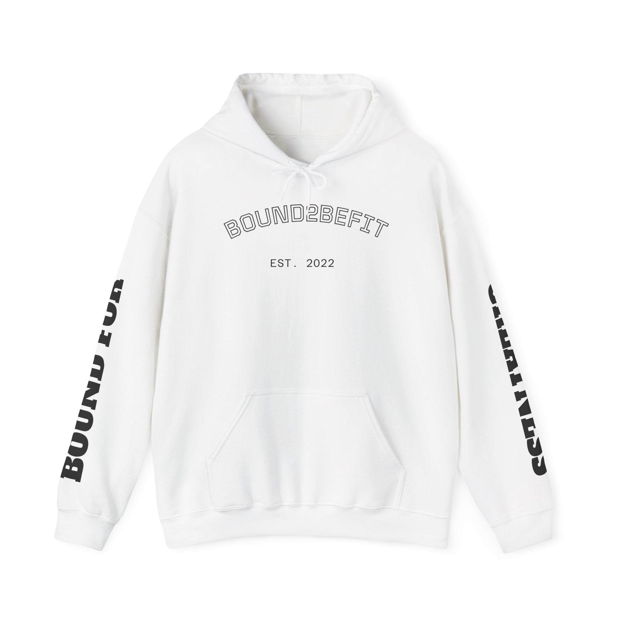 Bound2BeFit EST.2022 Hoodie — "Bound For Greatness" Athletic Pullover